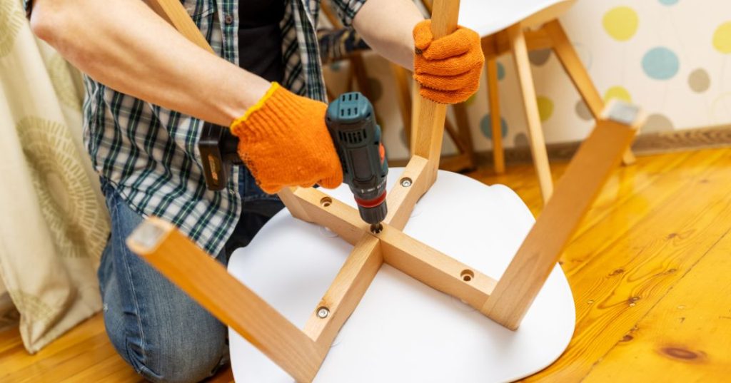 montagem de mesa e cadeiras em Campo Grande